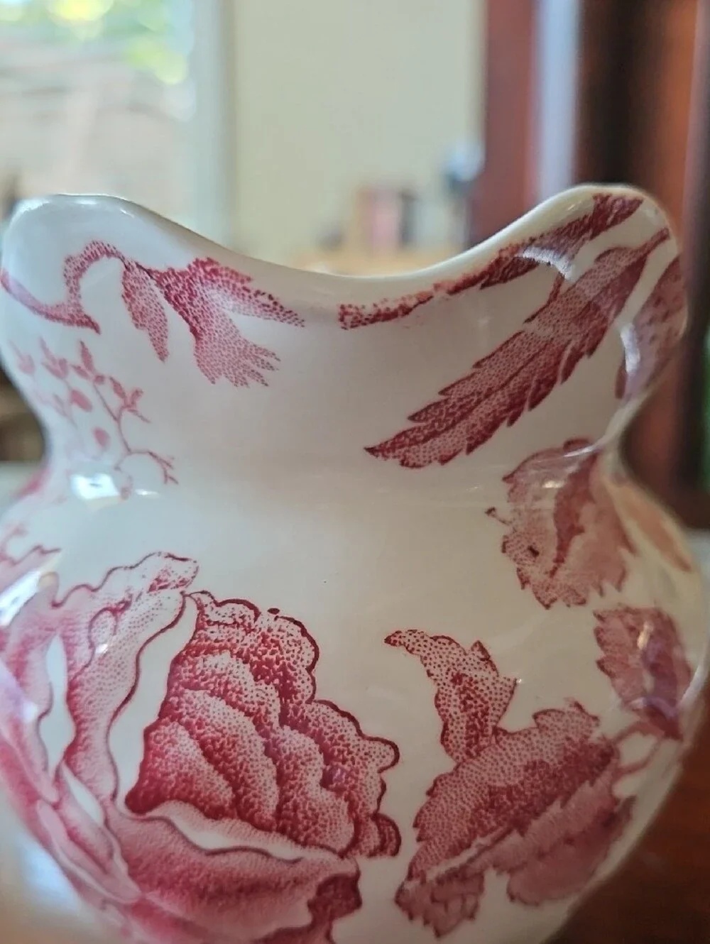 Johnson Brothers VTG English Chippendale Pink Red 4.5